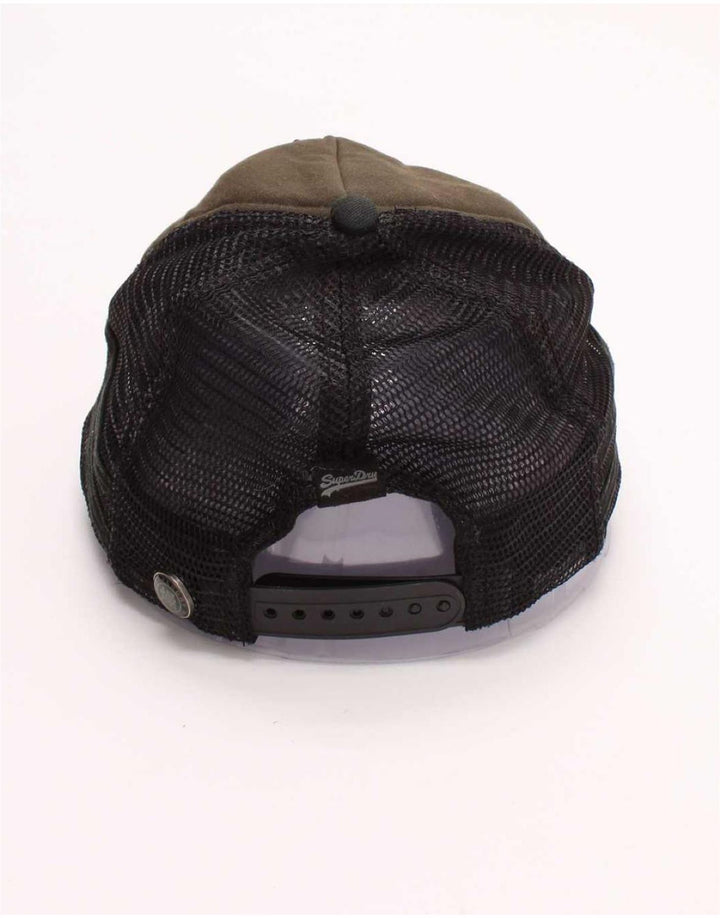 Superdry Casquette Graphic Trucker Homme Taille Unique Kaki Viscose