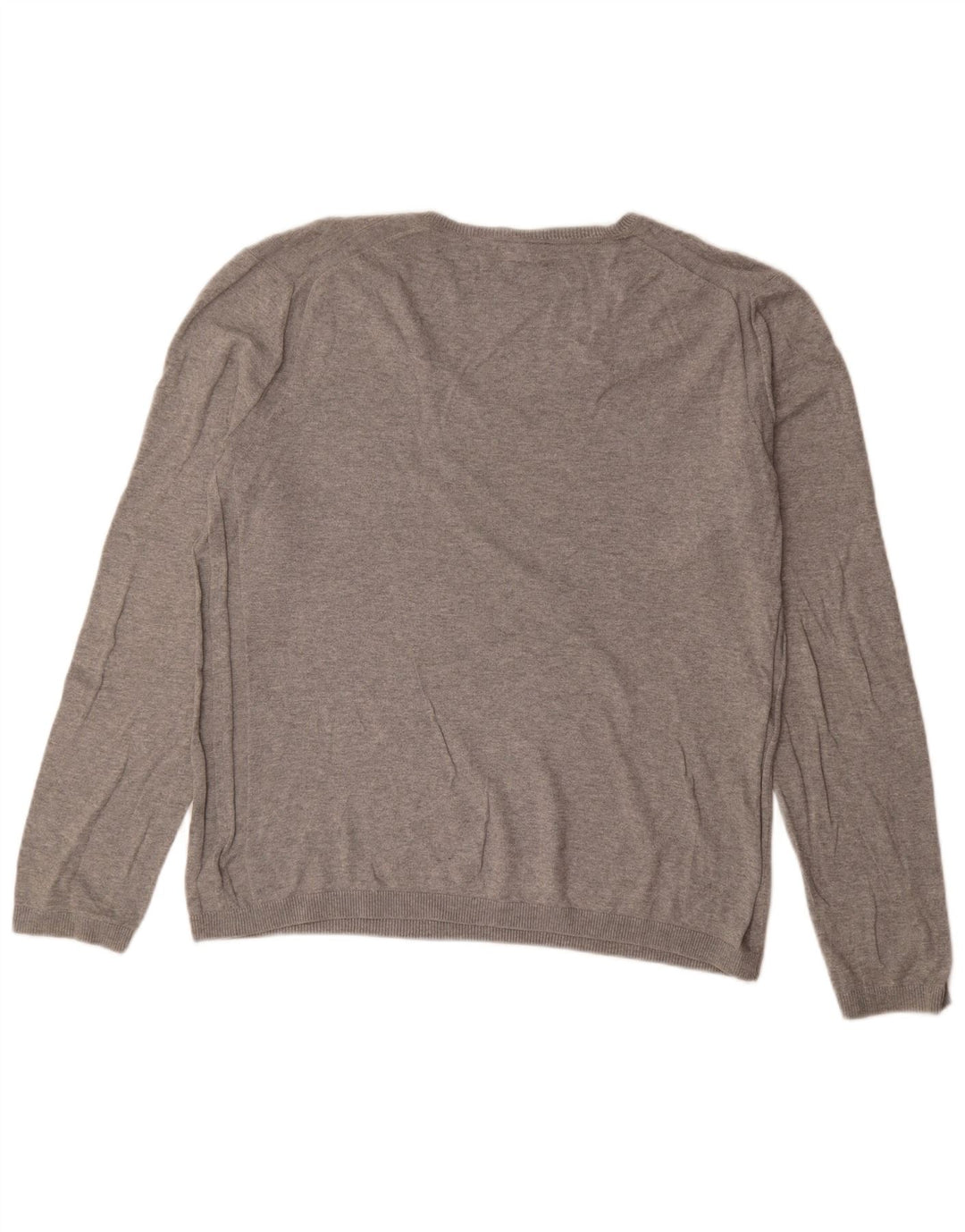 Gap Pull Col V Homme Grand Gris Coton