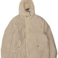 Invicta Veste matelassée à capuche pour homme, coupe ample, UK 36, petit, blanc, polyester
