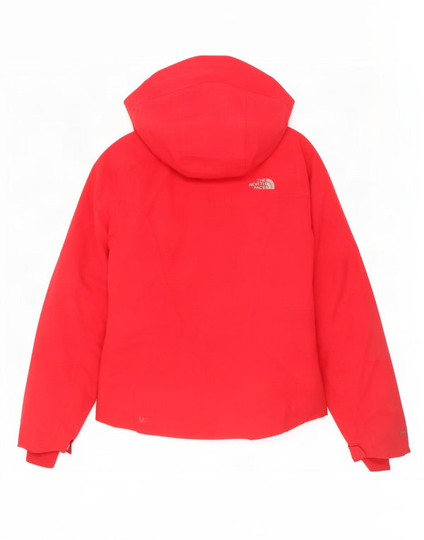 The North Face Veste de pluie à capuche pour femme UK 14 Medium Red Nylon