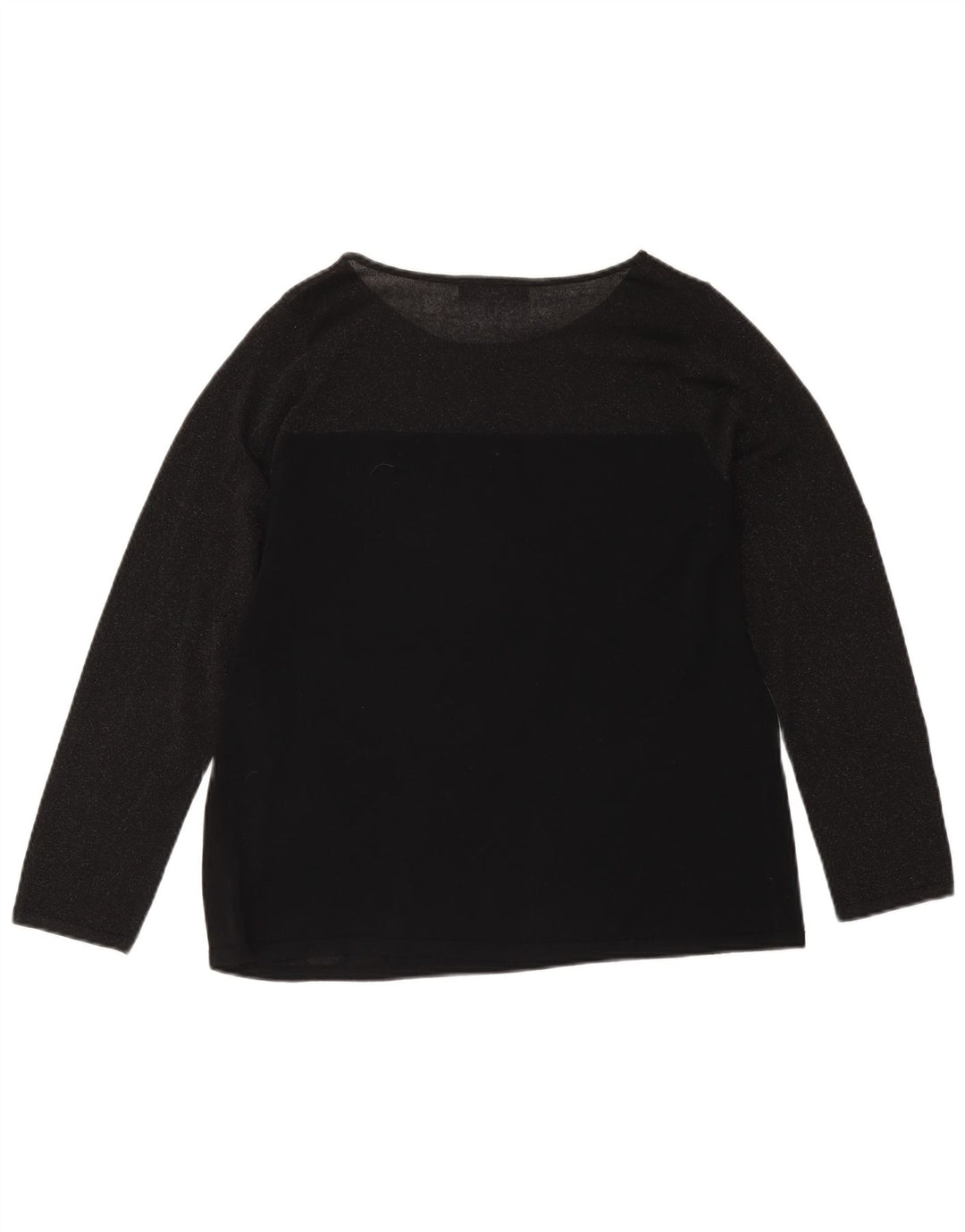 Marks & Spencer Haut à manches longues pour femme UK 18 XL Noir Viscose