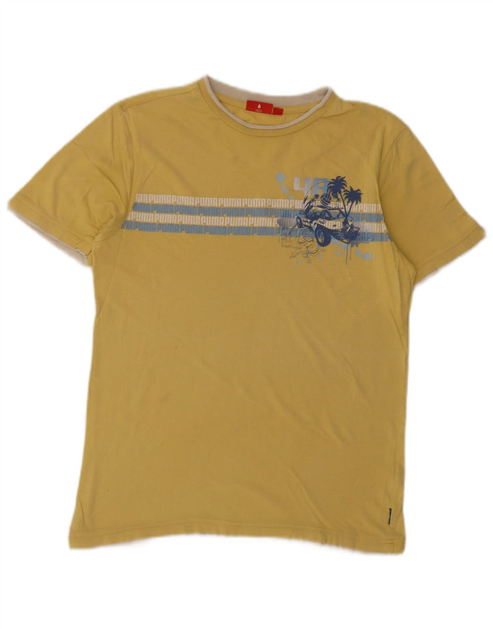 Puma T-Shirt Graphic Homme Petit Jaune