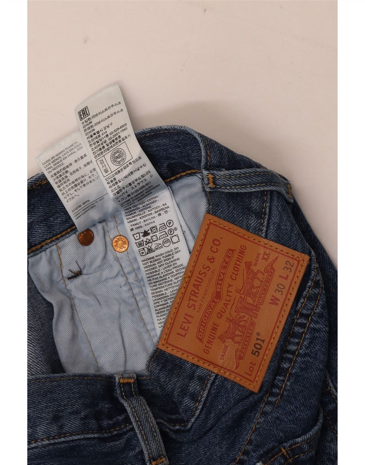 Levi's Jean Droit 501 Homme Bleu W30 L32 Coton