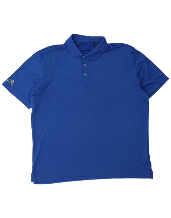 Adidas Polo Homme XL Bleu Polyester