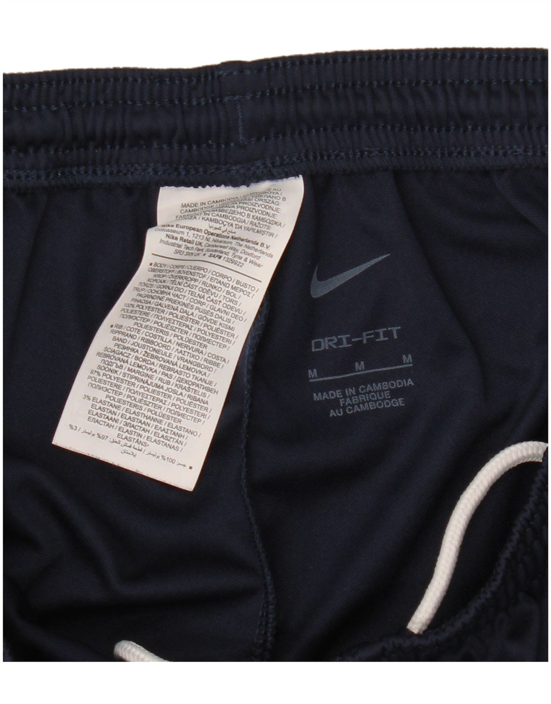 Nike Pantalon de survêtement Dri Fit pour homme Bleu marine moyen Polyester