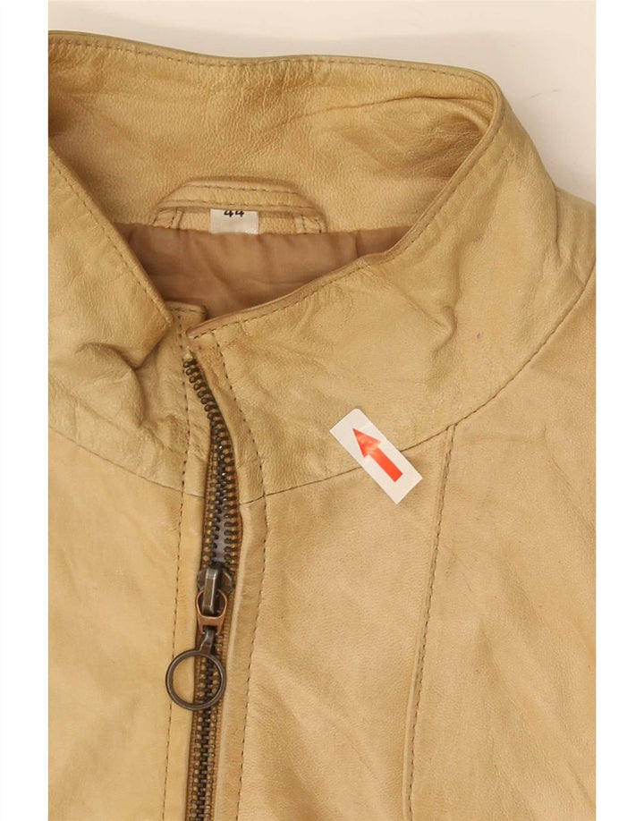 Conbipel Veste En Cuir Femme IT 44 Beige Moyen