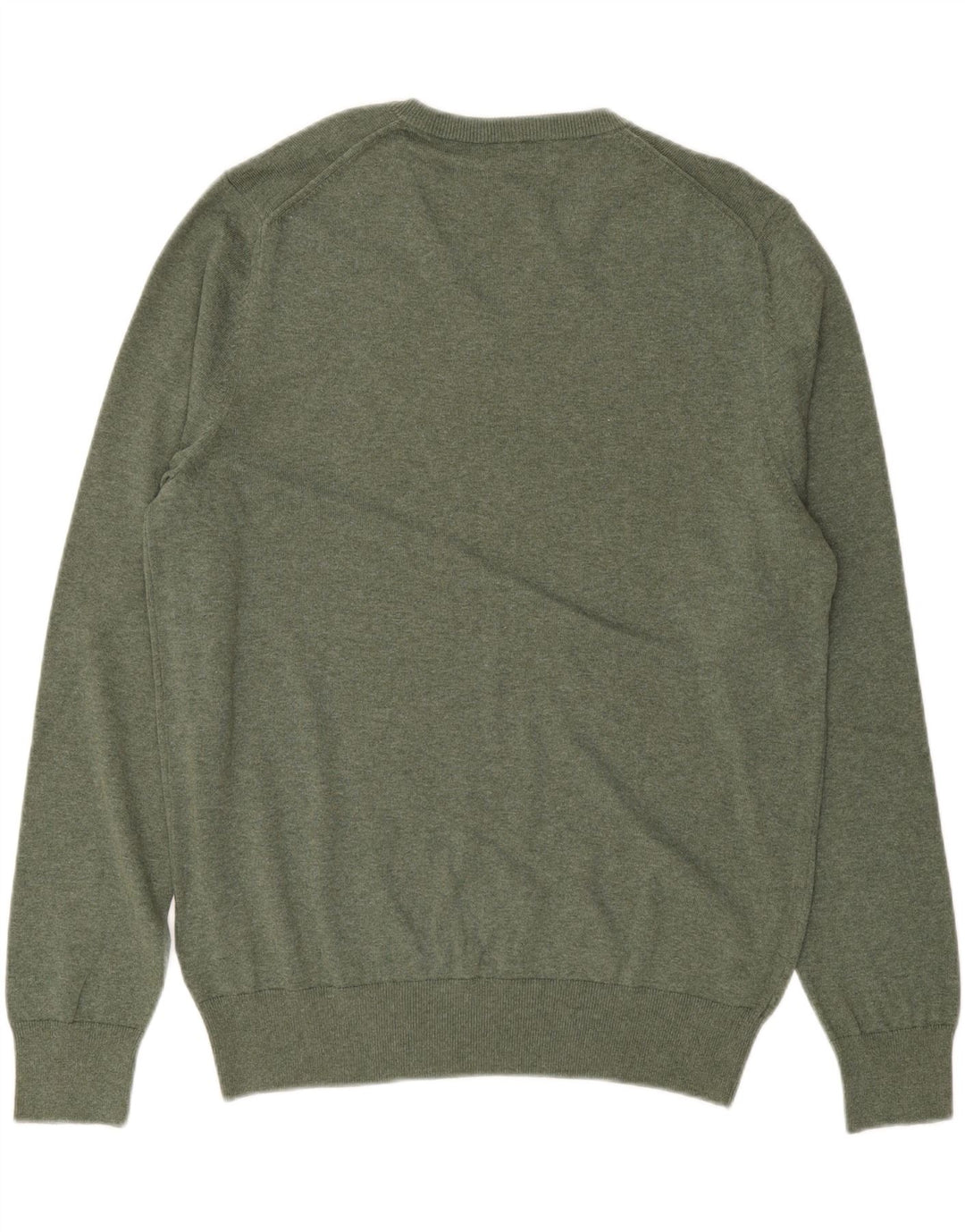 MARKS & SPENCER Pull col V pour homme en coton vert Taille L