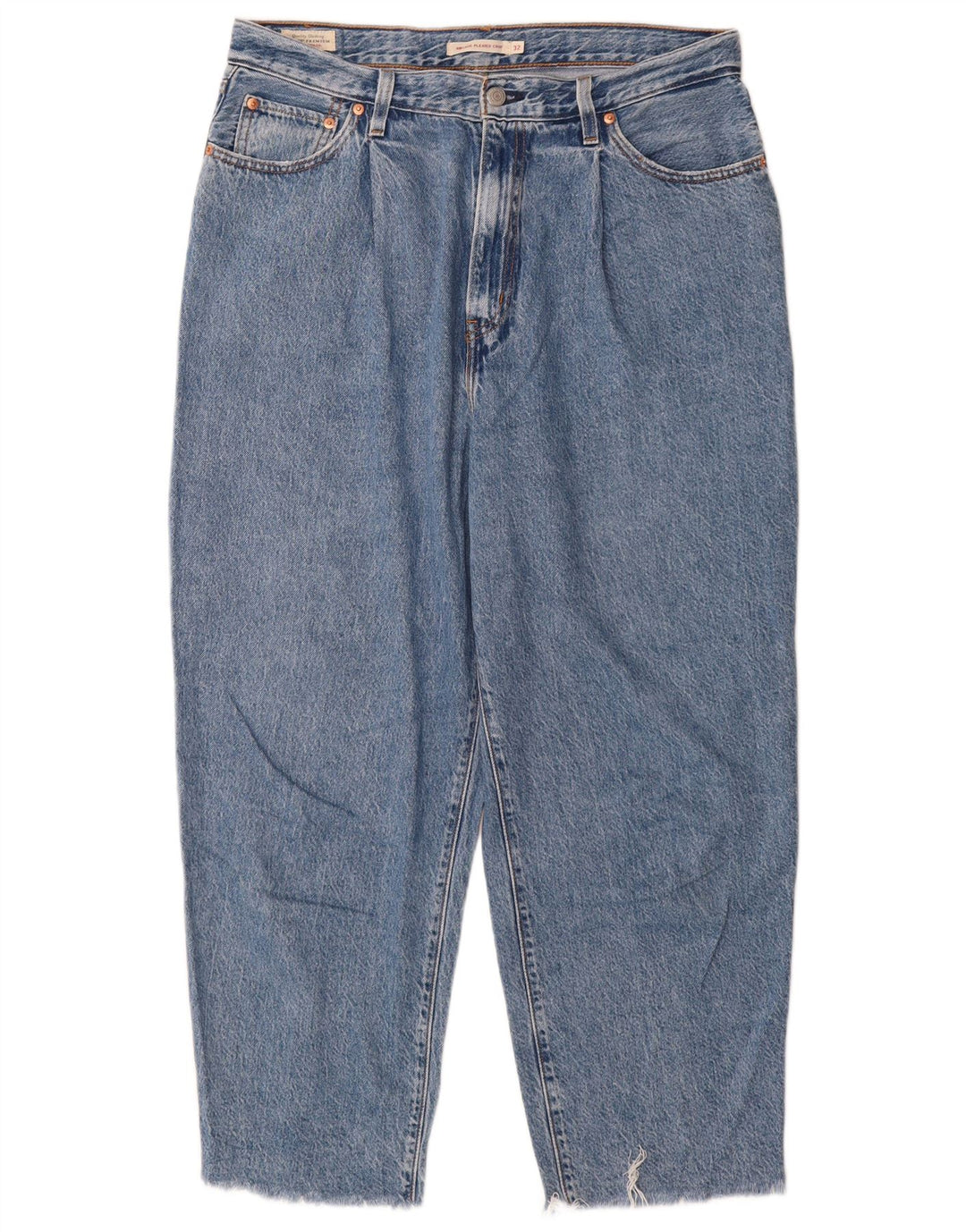 Levi's Jean Cropped Ribcage Femme W32 L27 Bleu Coton