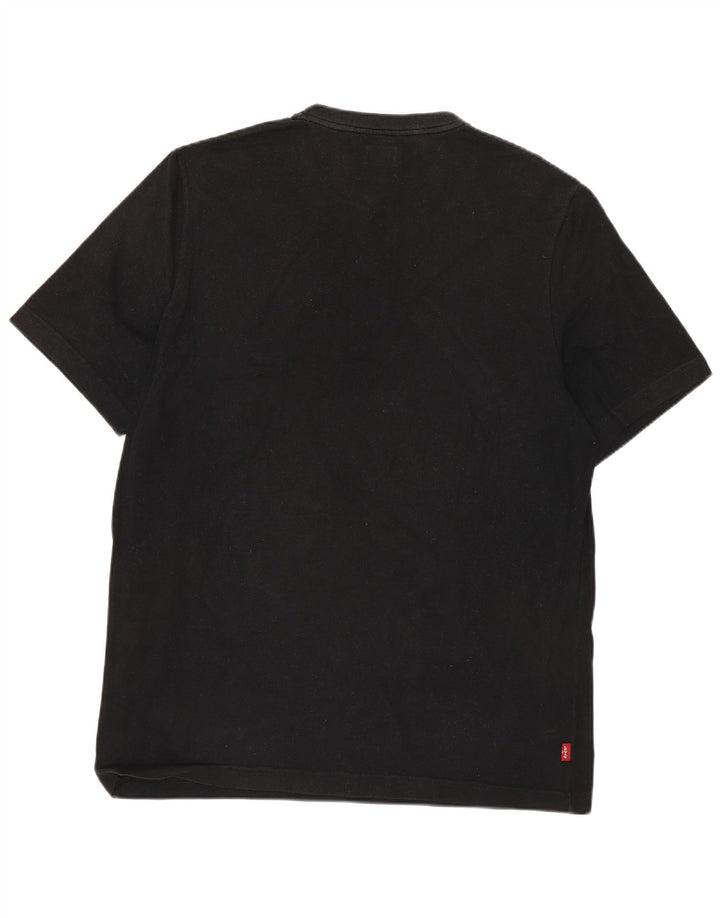 LEVI'S T-Shirt Homme Haut Large Noir Coton