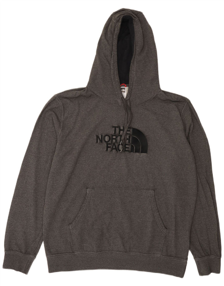 The North Face Pull à capuche graphique pour homme 2XL Gris Coton