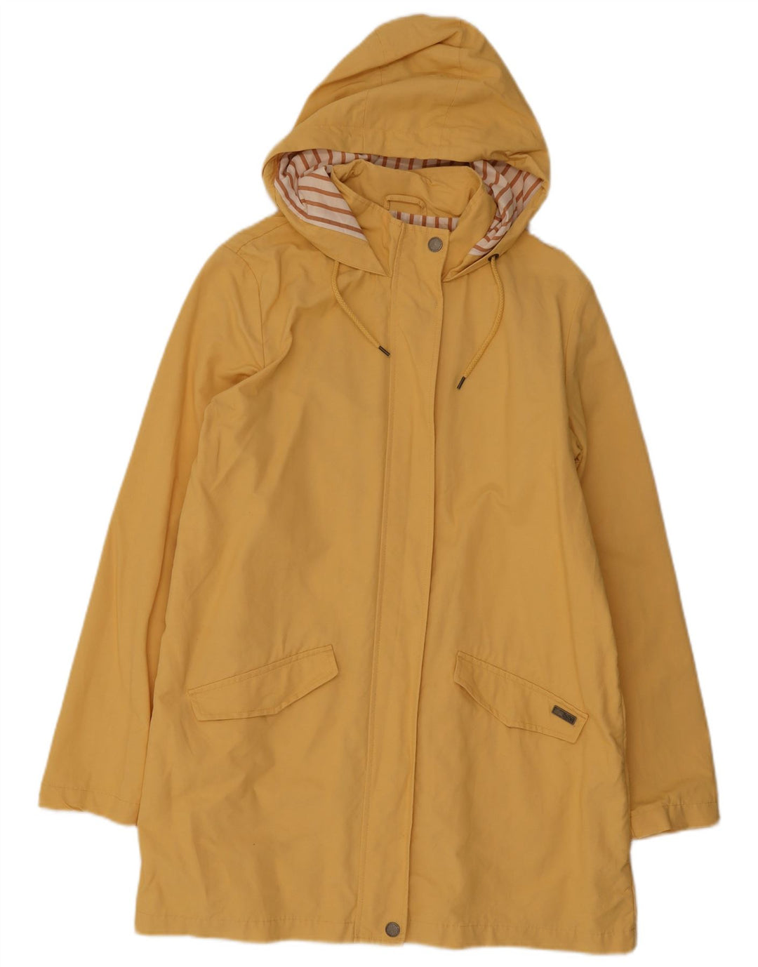 Roxy Parka à capuche pour femme UK 16 Large Jaune Coton