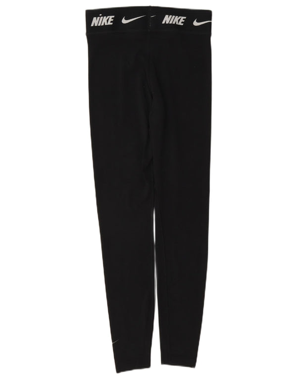 Nike Legging coupe slim graphique pour femme UK 6 XS Coton noir
