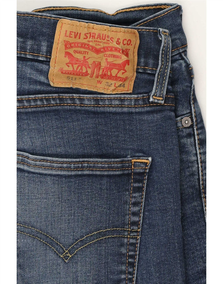 Levi's Jean Slim 511 Homme W32 L34 Bleu Marine Coton
