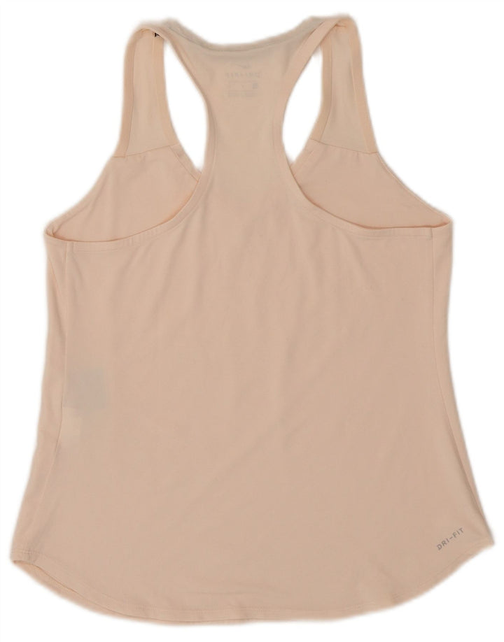 Nike Femme Dri Fit Débardeur UK 12 Rose Moyen Polyester