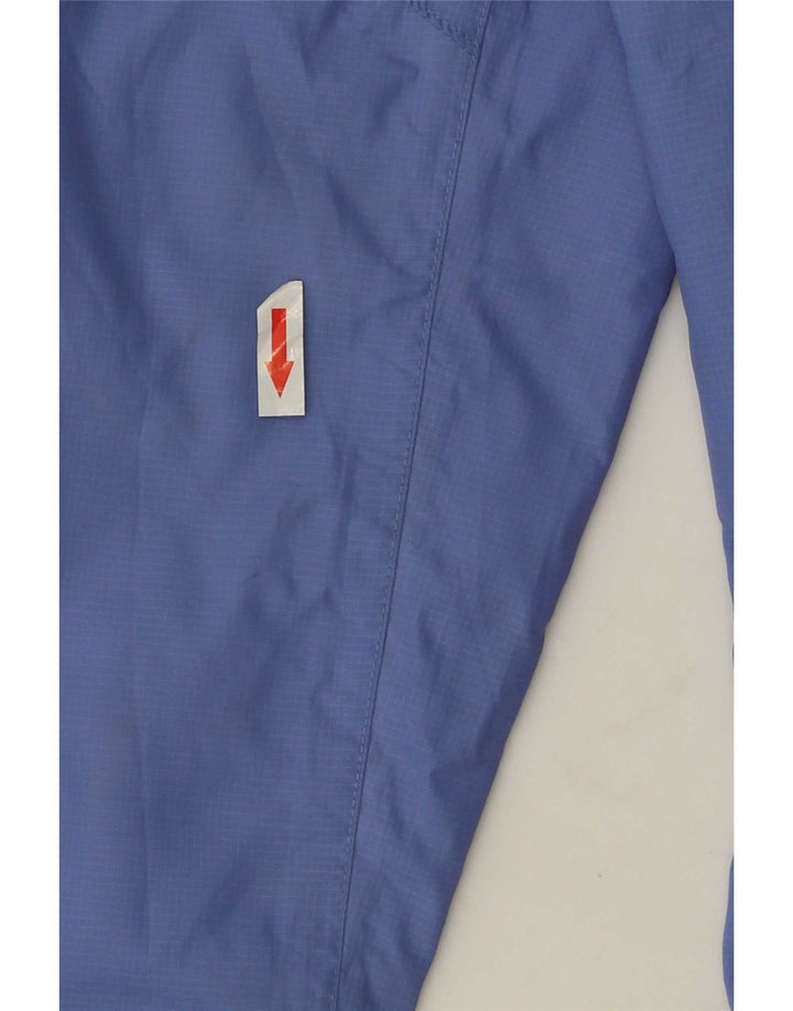 Joules Veste de pluie surdimensionnée à capuche pour femme UK 10 Small Bleu Polyester