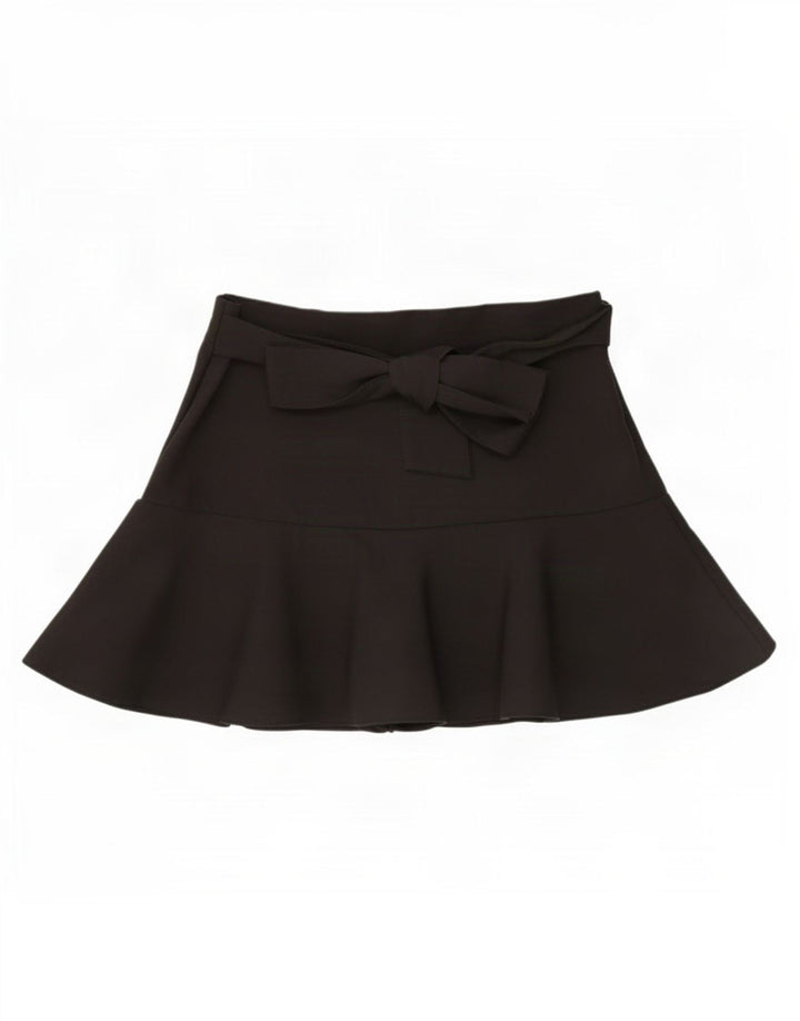 Zara Jupe-short pour femme UK 14 Large Noir