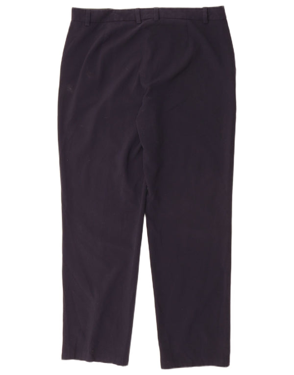 Marks & Spencer Pantalon de costume pour femme UK 12 Medium W30 L28 Bleu marine