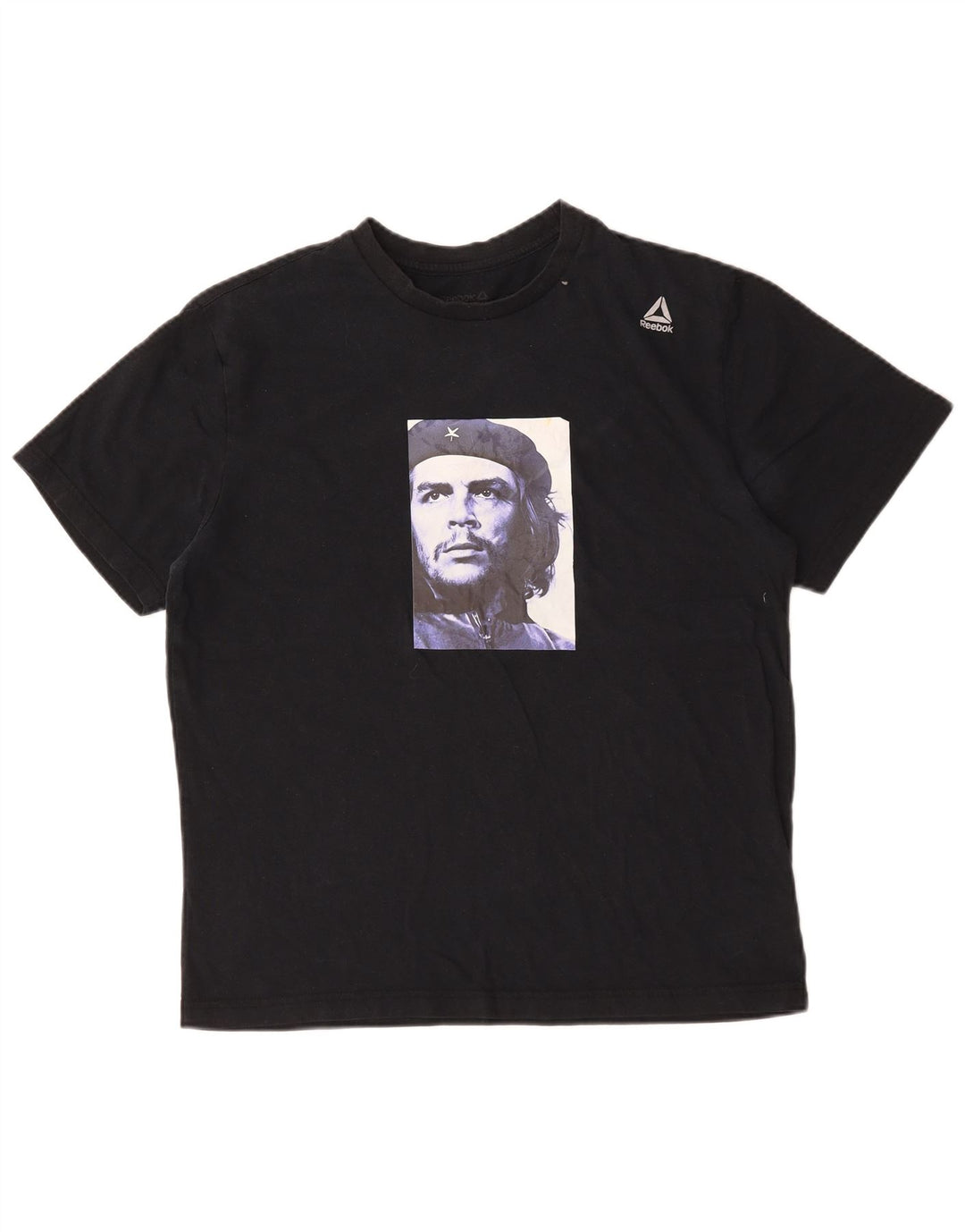 Reebok T-Shirt Graphique Homme Grand Noir Coton