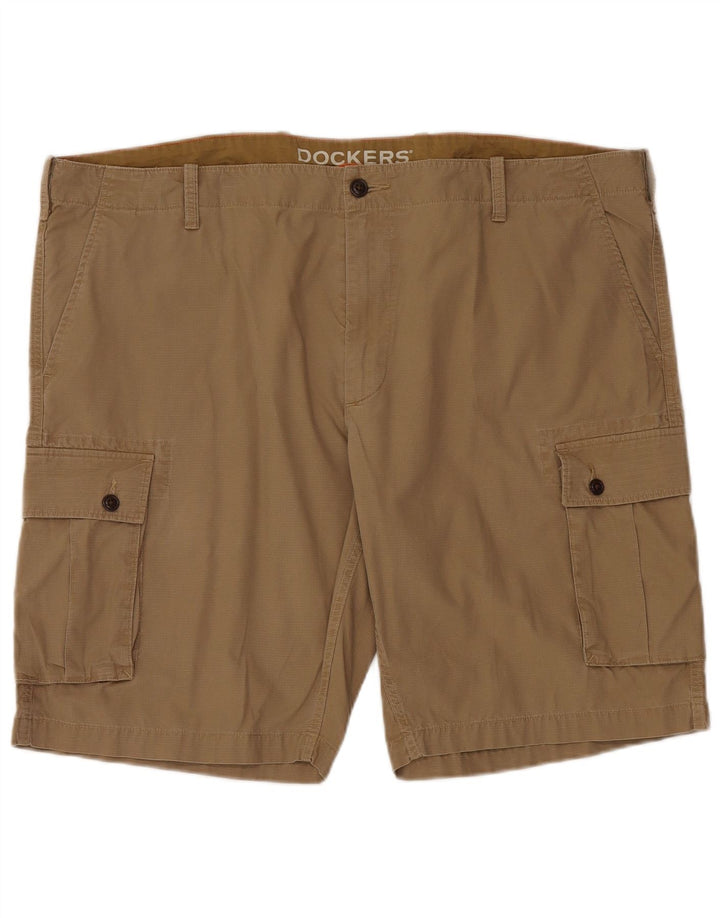 DOCKERS Short Cargo Homme W42 2XL Coton Beige