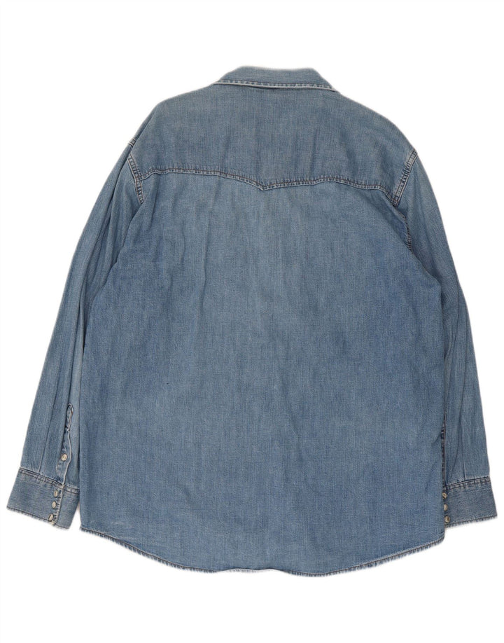 Lee Chemise en Jean Homme Large Bleu Coton