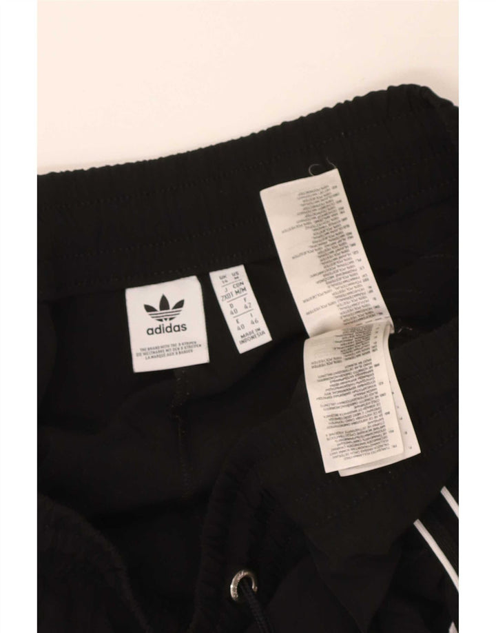 Adidas Pantalon de survêtement court pour femme UK 14 Medium Noir Polyester