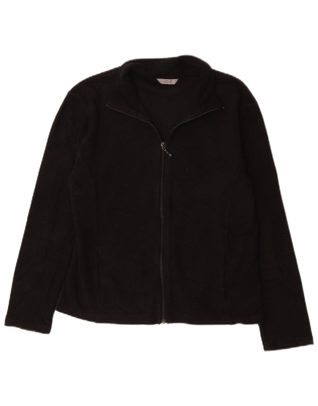Marks & Spencer Veste polaire pour femme UK 12 Medium Noir Polyester