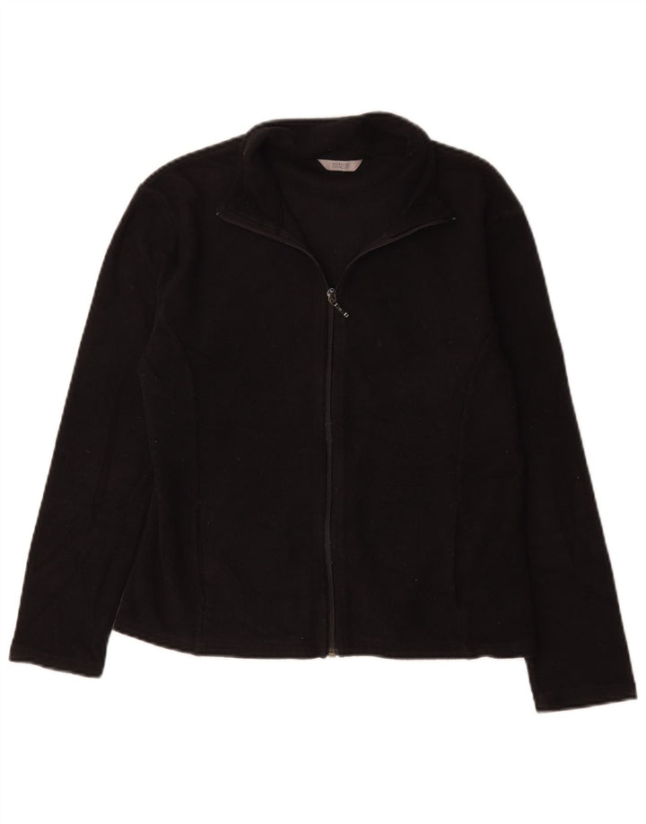 Marks & Spencer Veste polaire pour femme UK 12 Medium Noir Polyester