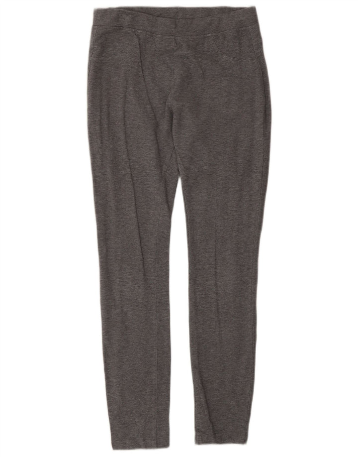 BENETTON Leggings Femme UK 12 Gris Moyen