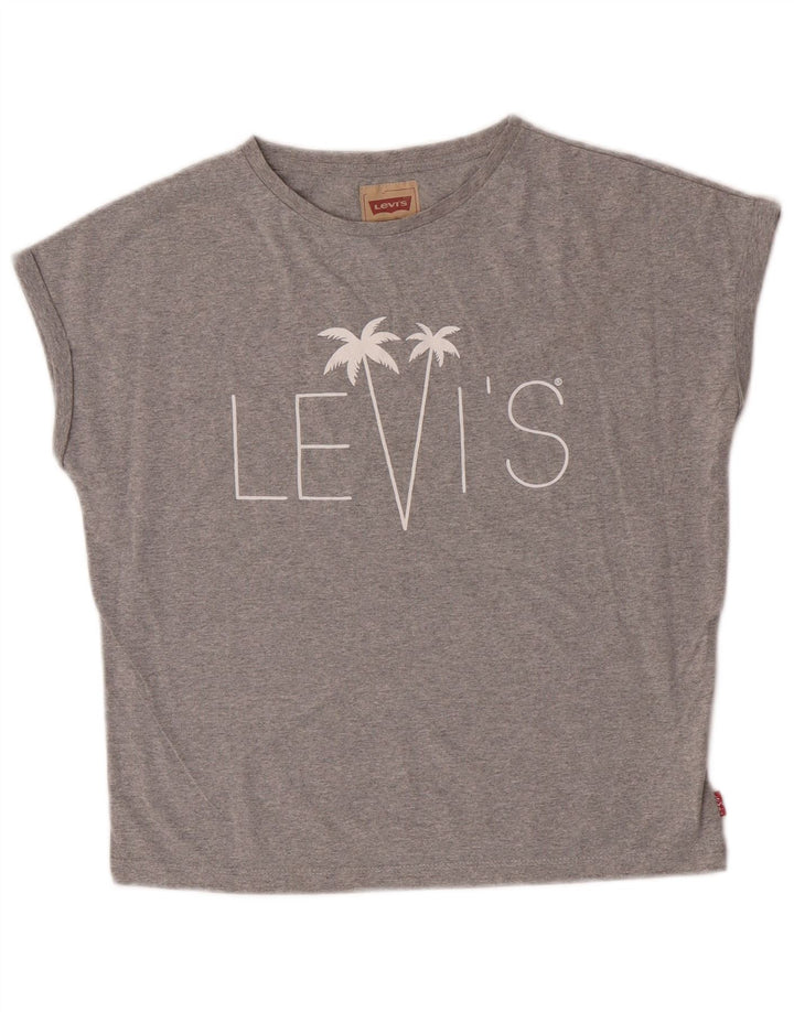Levi's T-Shirt Graphique Fille 13-14 ans Gris Polyester