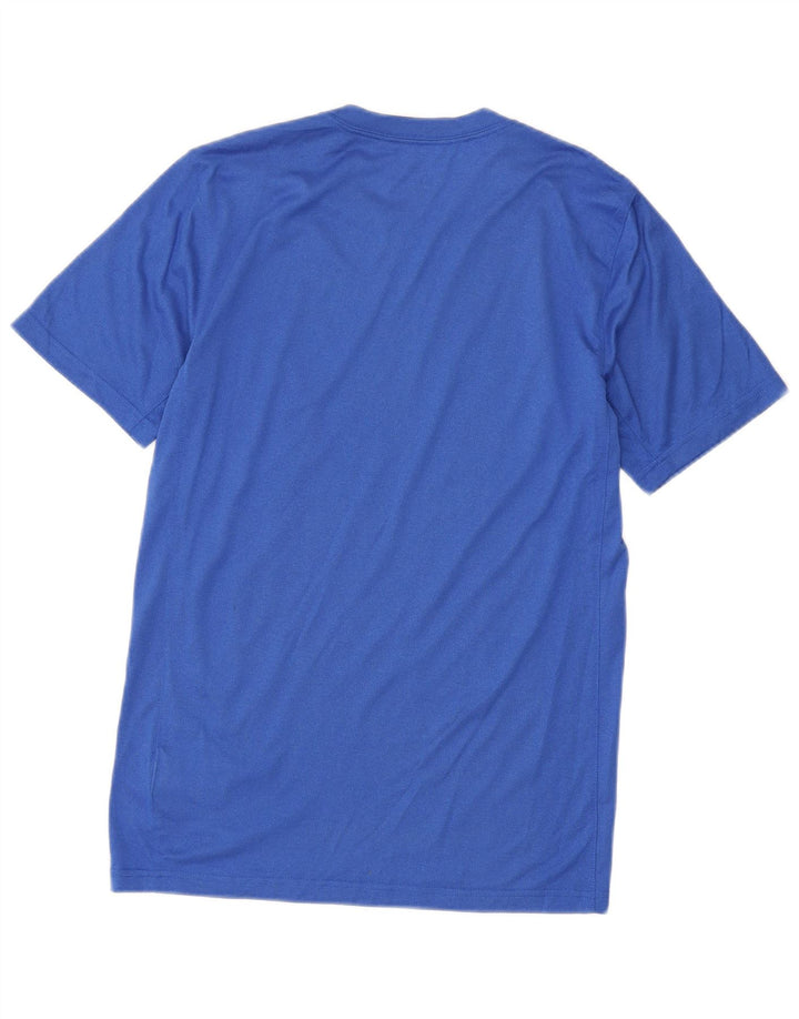 Nike Hommes Dri Fit T-Shirt Haut Petit Bleu Polyester
