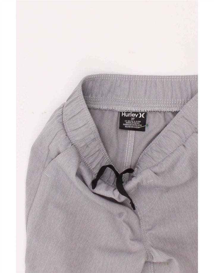 Hurley Short décontracté pour garçon 2-3 ans W20 Gris