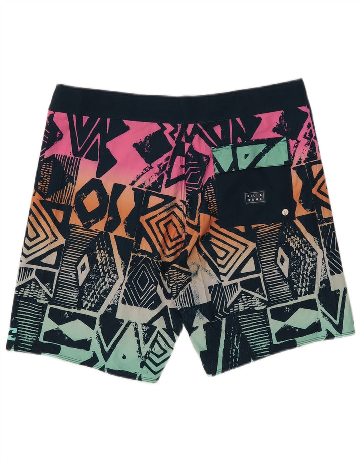 Billabong Short de bain homme grand polyester géométrique multicolore