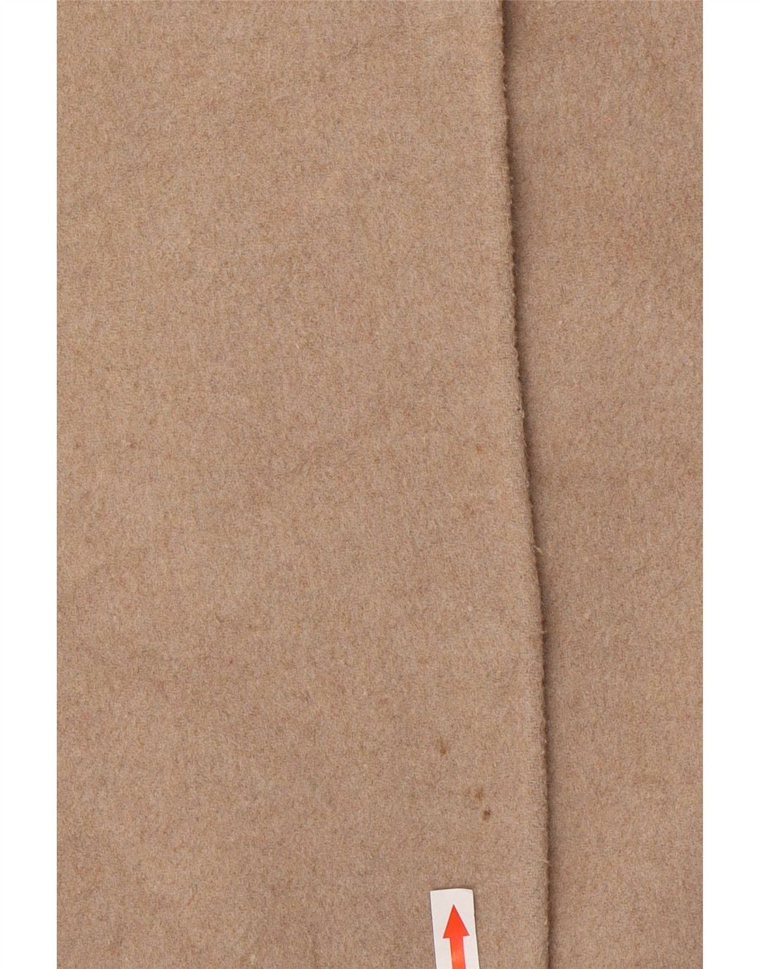 Zara Womens Manteau fait main UK 14 Laine beige moyen