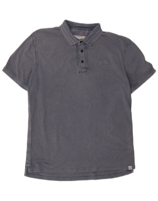 Weird Fish Polo Homme Grand Bleu Coton