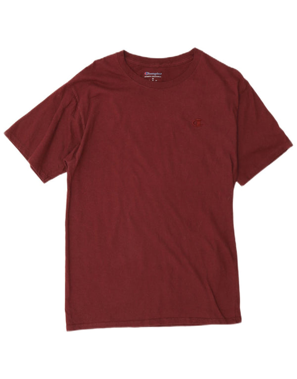 Champion T-Shirt Homme Bordeaux Moyen