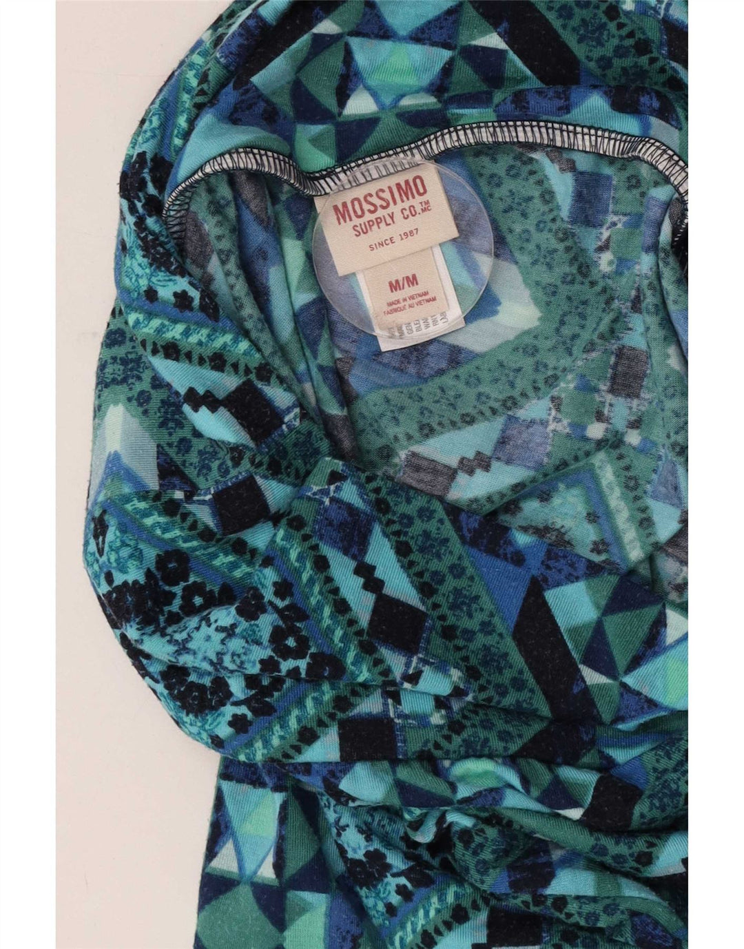Mossimo Jupe longue femme Medium W28 Polyester géométrique multicolore