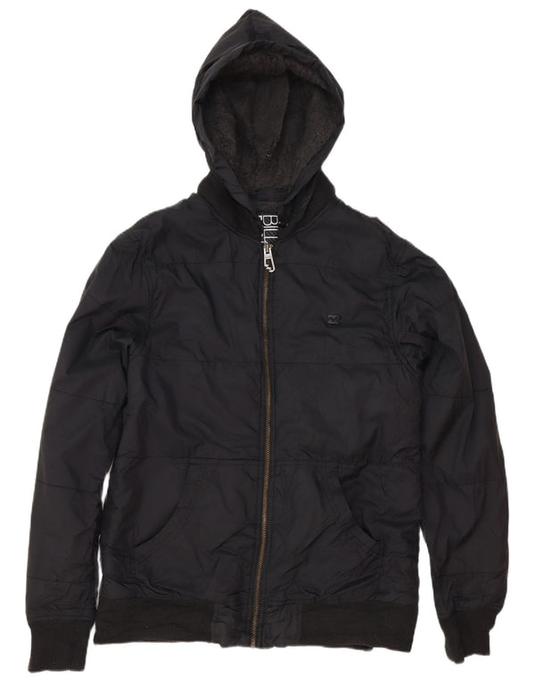 Billabong Veste matelassée à capuche pour homme UK 40 Large Noir Polyester