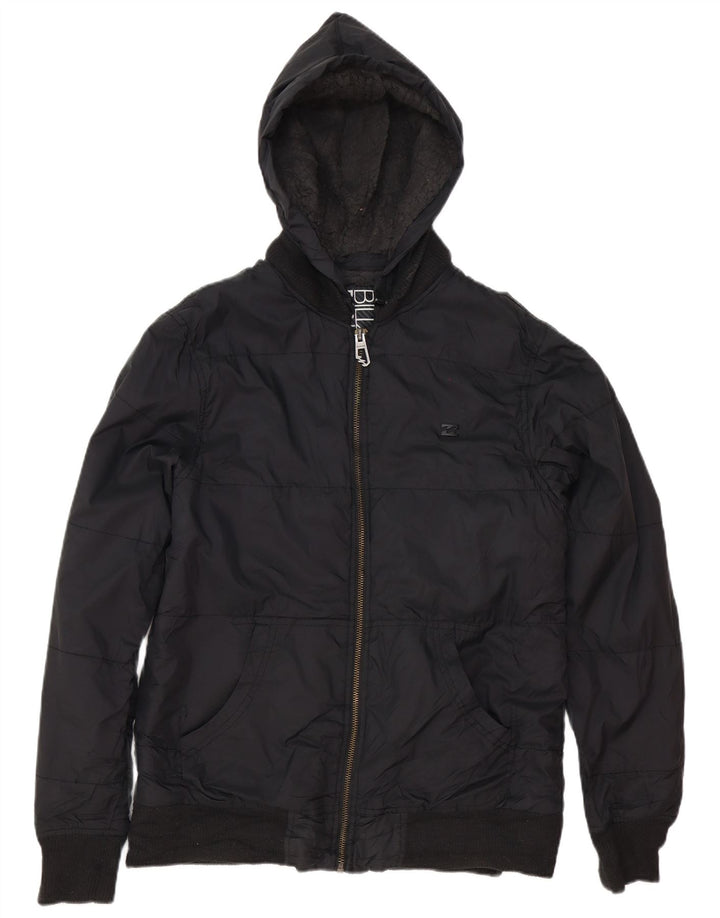 Billabong Veste matelassée à capuche pour homme UK 40 Large Noir Polyester