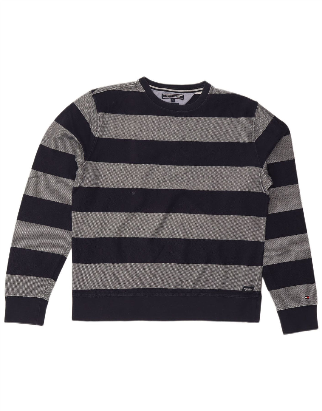 TOMMY HILFIGER Pull ras du cou pour femme UK 18 XL Bleu marine