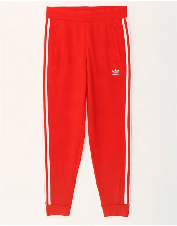 Adidas Pantalon de survêtement pour homme en coton rouge Taille S