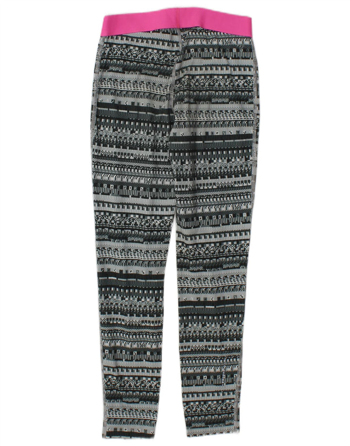 Nike Legging graphique pour femme UK 12 Polyester géométrique gris moyen