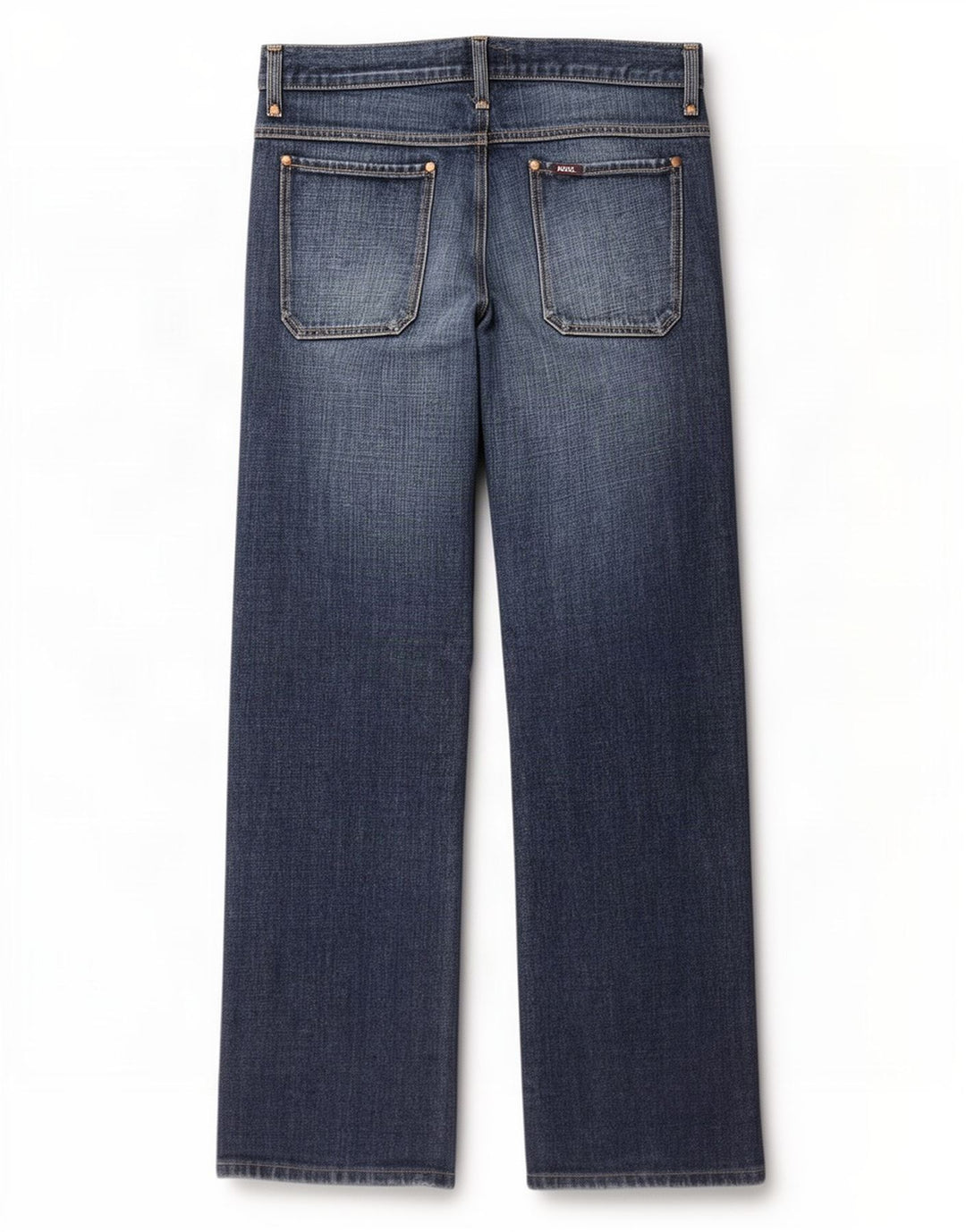 Jean droit Rifle homme W34 L31 bleu marine coton