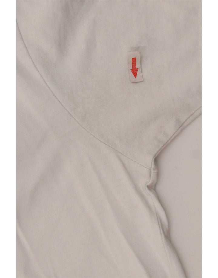 Ellesse T-Shirt Graphique Homme Petit Blanc Colourblock