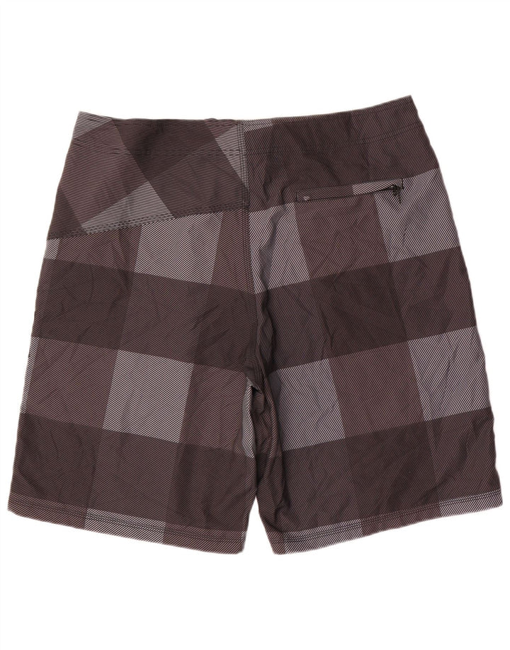 Hurley Short de Bain Graphique Homme Grand Carreau Gris Polyester