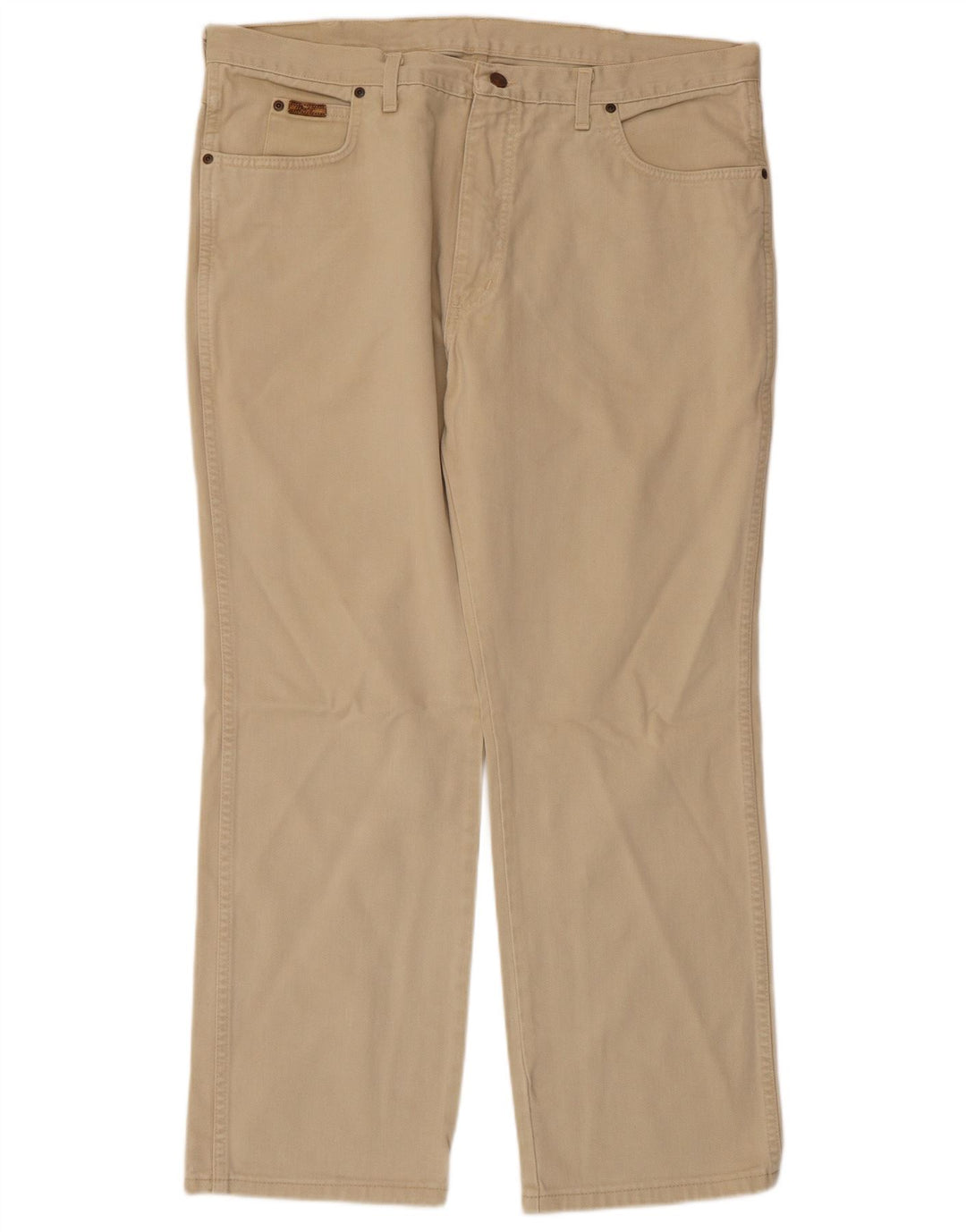 WRANGLER Pantalon décontracté droit Texas pour homme W40 L30 Beige Coton