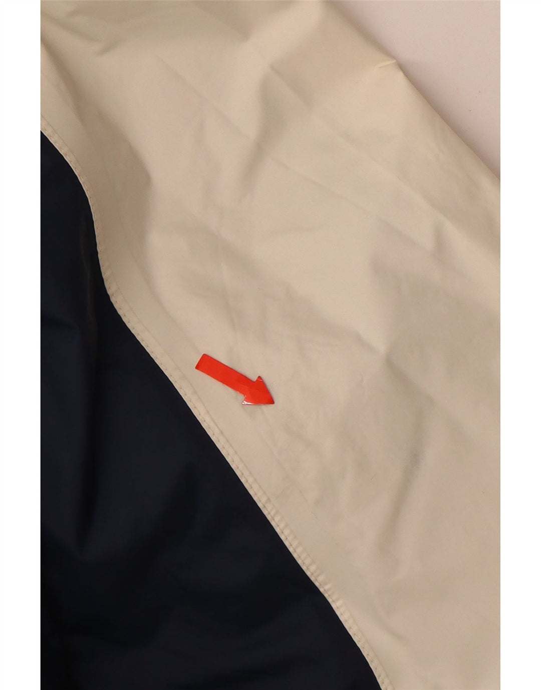 K-WAY Veste de pluie à capuche 2000 pour homme UK 44 2XL Blanc Colorblock Polyamide