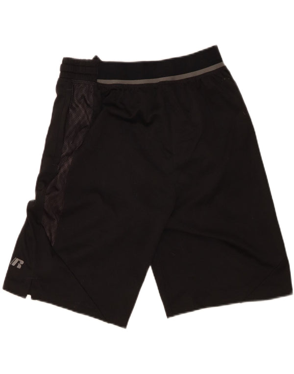 Russell Athletic Short de sport pour garçon 15-16 ans 2XL Noir Polyester