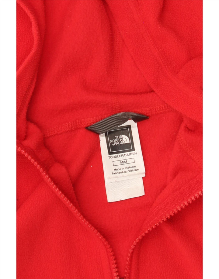 THE NORTH FACE Veste Polaire à Capuche Garçon 9-10 Ans Rouge Moyen Polyester