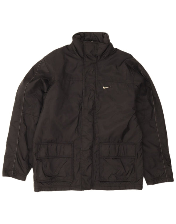 Nike Veste rembourrée pour homme UK 36/38 Petit nylon noir