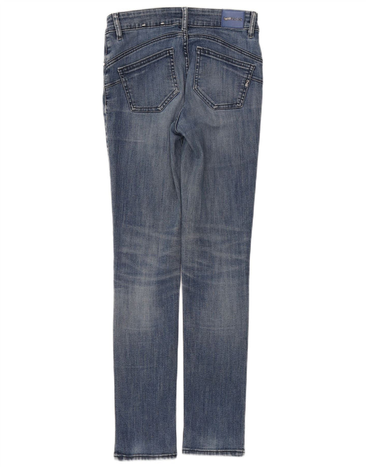 Gas Jean Slim Femme W26 L30 Bleu Coton